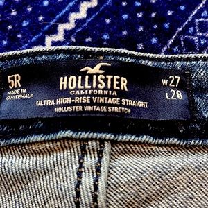 Hollister ultra high-rise ripped jeans